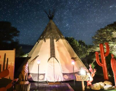 Lobo Tipi at El Mistico Ranch (No Kids or Pets)