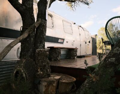 Silver Bullet Airstream at El Mistico Glamping Ranch